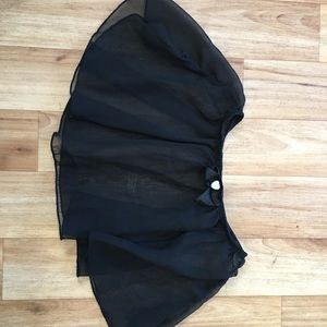 Girl skirt and half cardigan